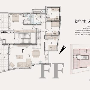 דירת 5 חדרים קומה 6
